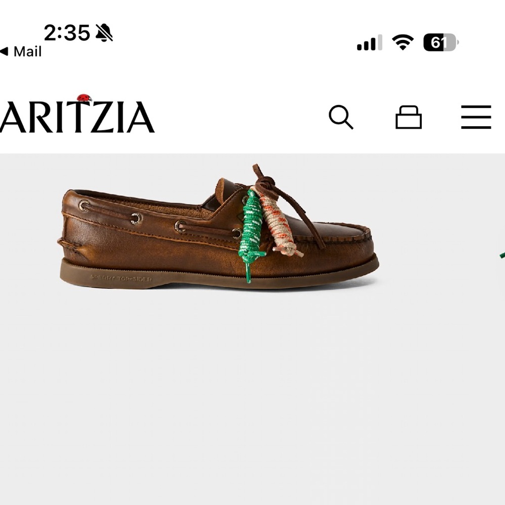 Sperry Aritzia Collab Boat Shoes